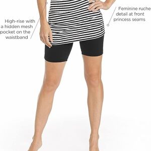 Coolibar UPF+50 Shorebreak Skirted Swim Bottoms Skort Medium Swim Bottoms M